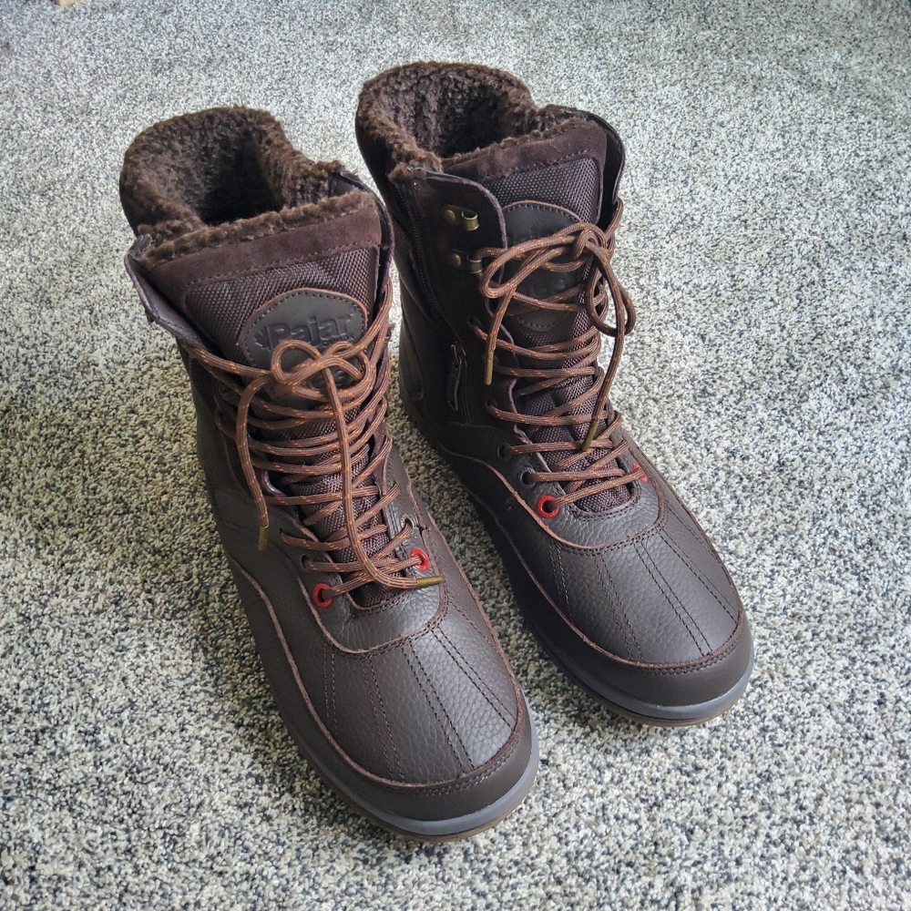 PAJAR Canada Persius Men's Winter Snow Boots Brown Size 14 Euc - Picture 3 of 7